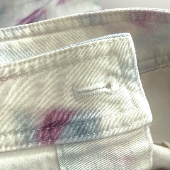 Anthropologie Kimmie Tie Dye Tulip Midi Skirt Button Front Size 6 - Picture 6 of 6